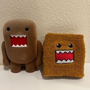 RARE Vintage 1998 Flocked Domo Kun Figure